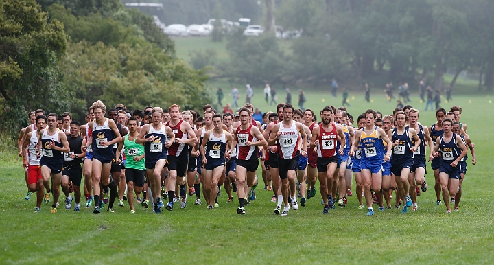 130831 USF-XC-Invite-087.JPG - August 31, 2013; San Francisco, CA, USA; The University of San Francisco cross country invitational at Golden Gate Park.